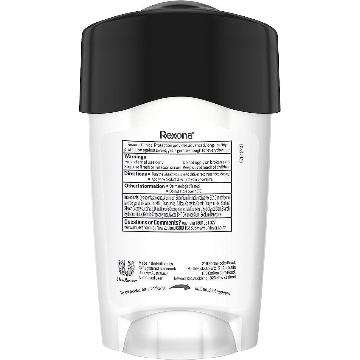 Rexona for Men Clinical Protection Antiperspirant Clean Scent 45ml - Cutprice Online