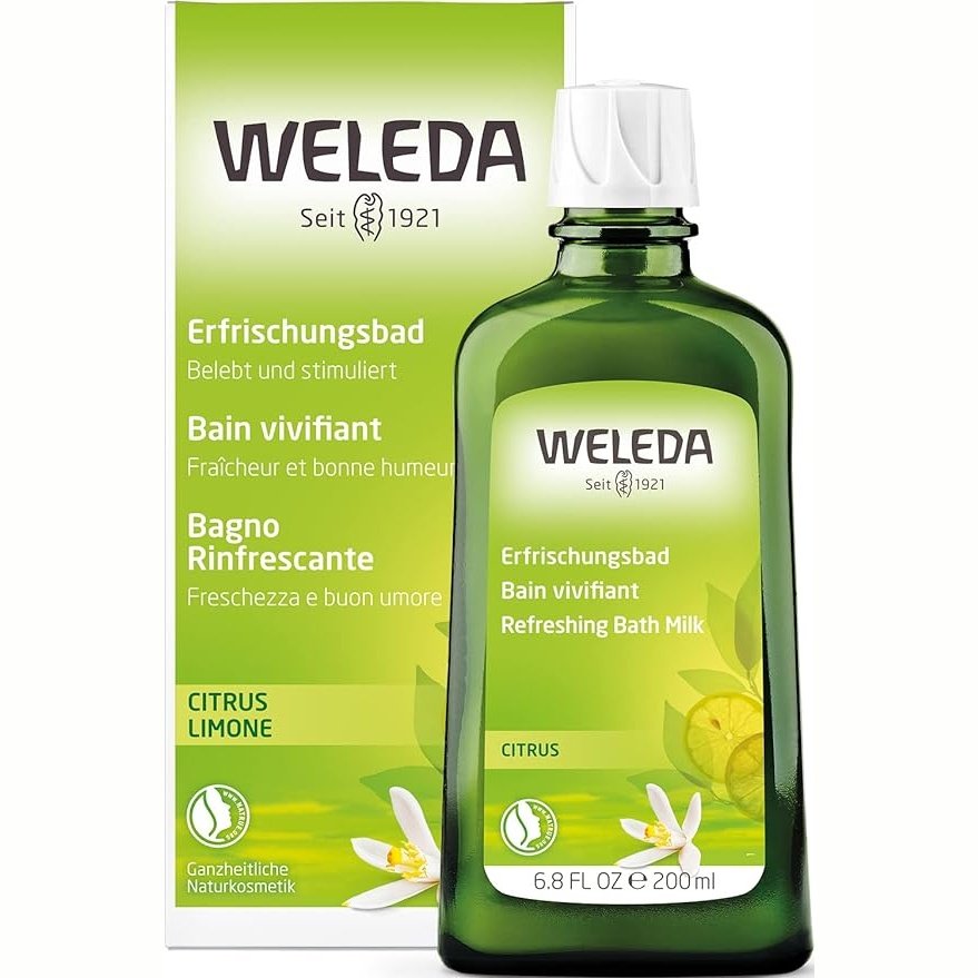 Weleda Organic Bath Milk Refreshing (Citrus) 200ml - Cutprice Online