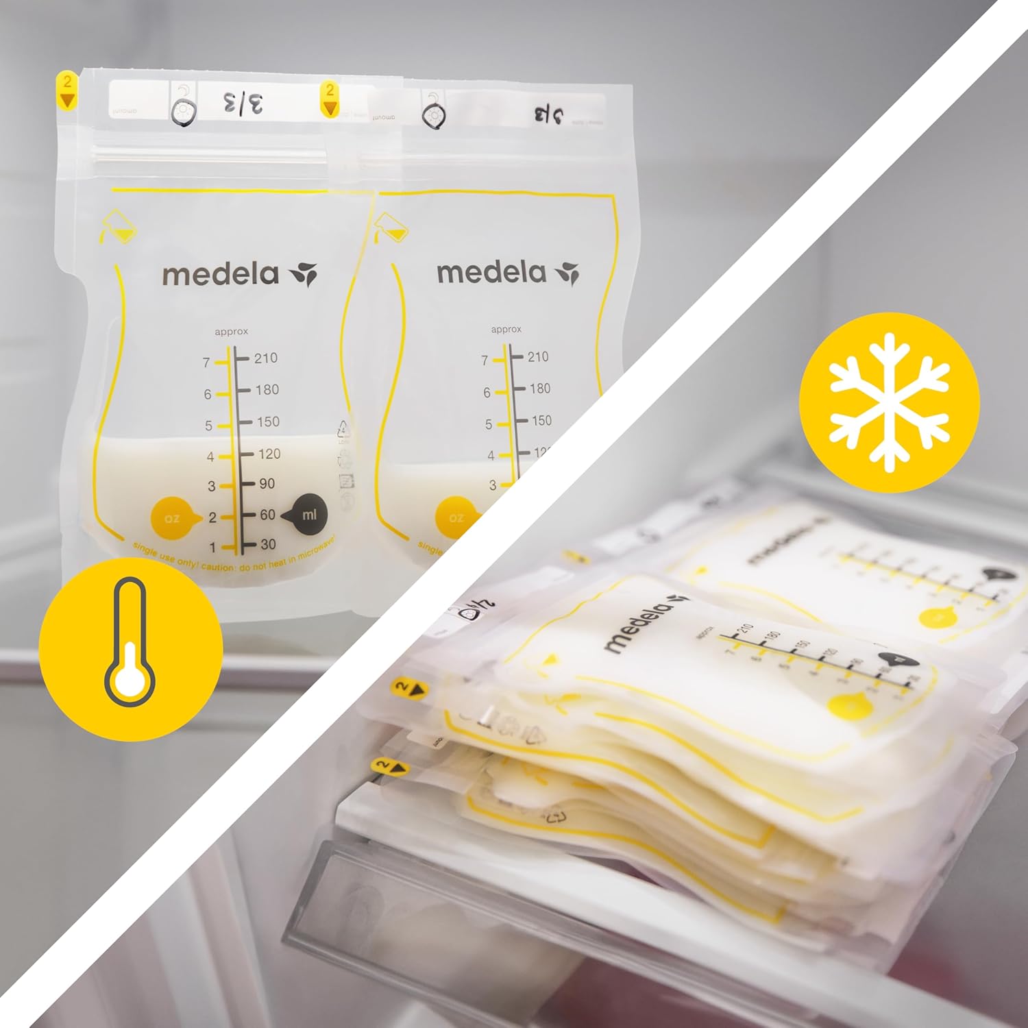 Medela Easy Pour Breast Milk Storage Bags 50 Pack