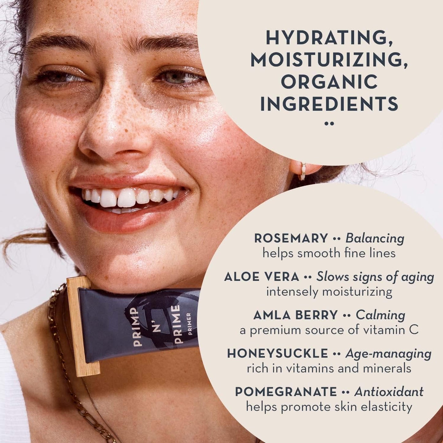 The Organic Skin Co Organic Primp N' Prime Primer Rose Gold 60ml - Cutprice Online