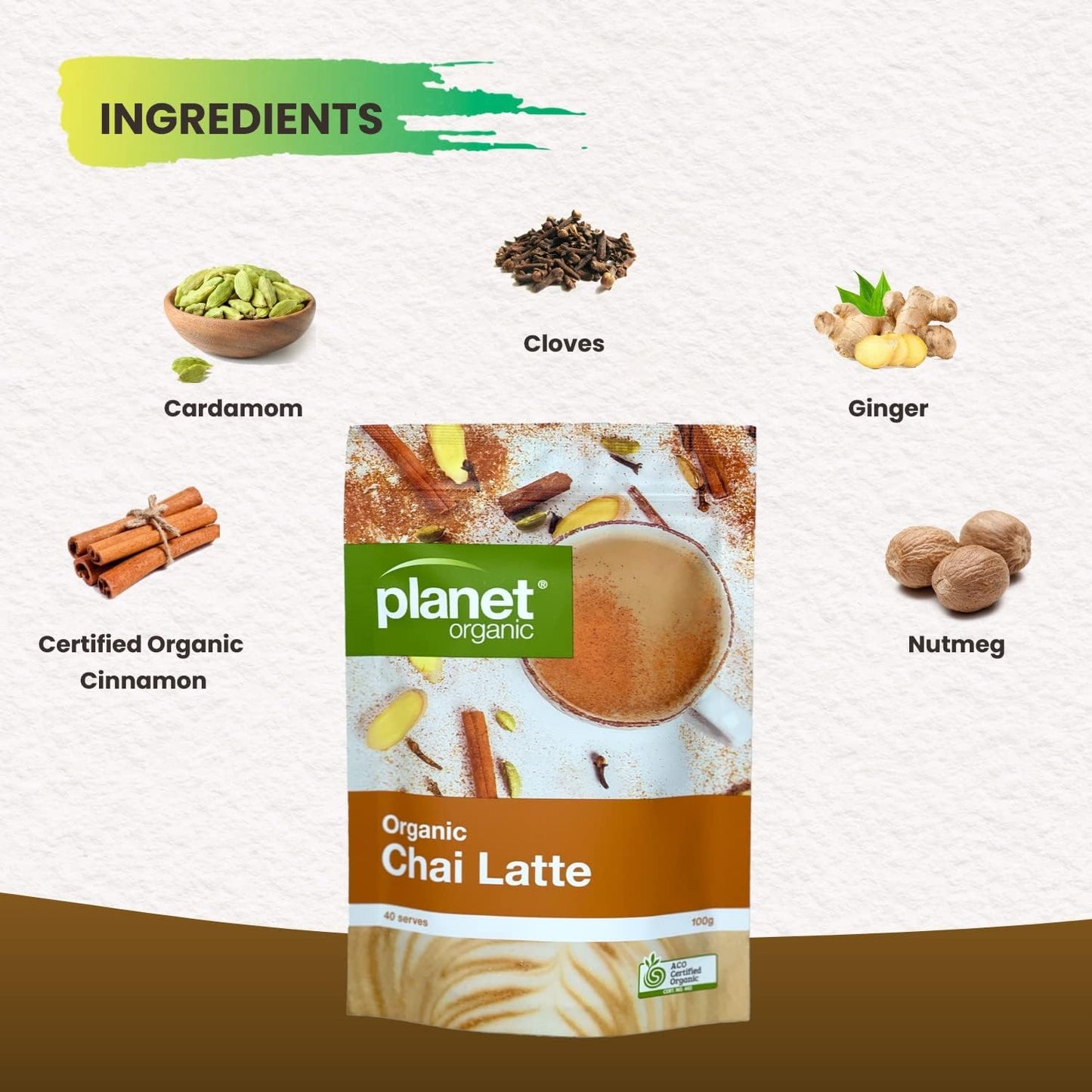 Planet Organic Organic Chai Latte 100g - Cutprice Online
