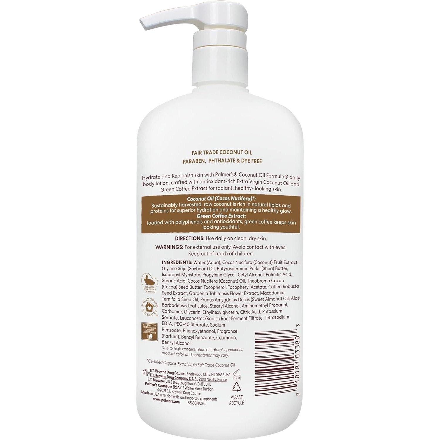 Palmers Coconut Oil Body Lotion 1L