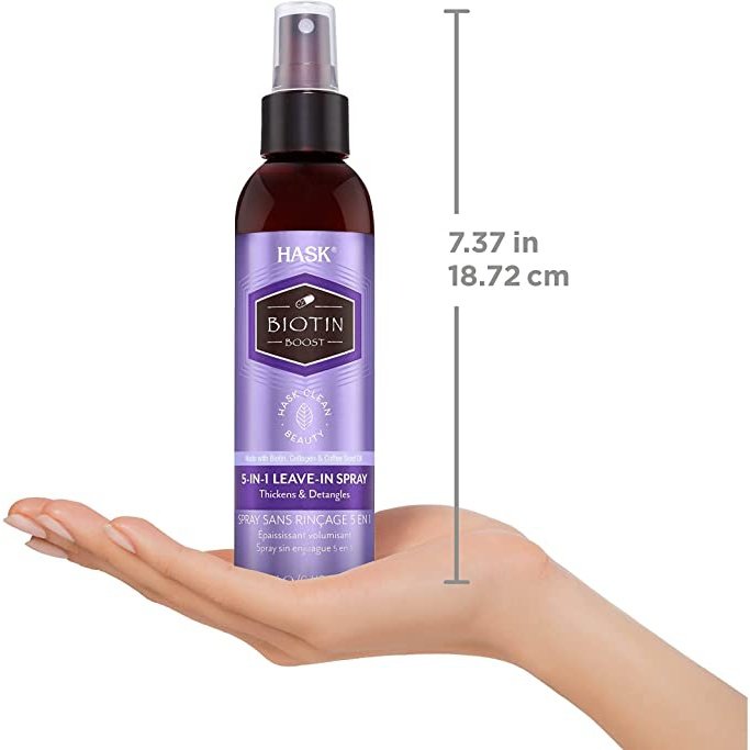 HASK Biotin Boost Thickening 5-in-1 Leave in Spray 175ml - Cutprice Online