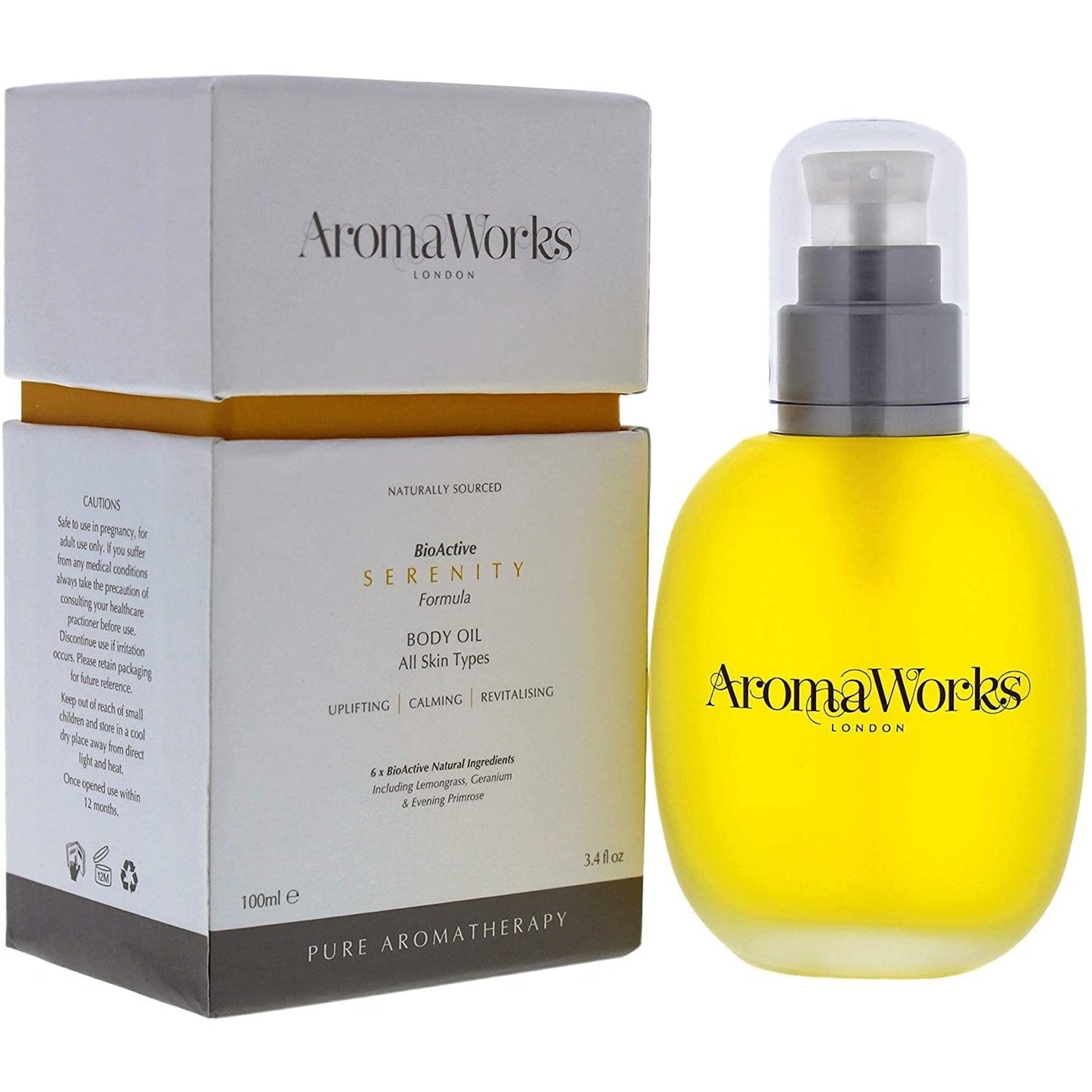 Aromaworks Bath Oil Bioactive Serenity Formula 100ml - Cutprice Online