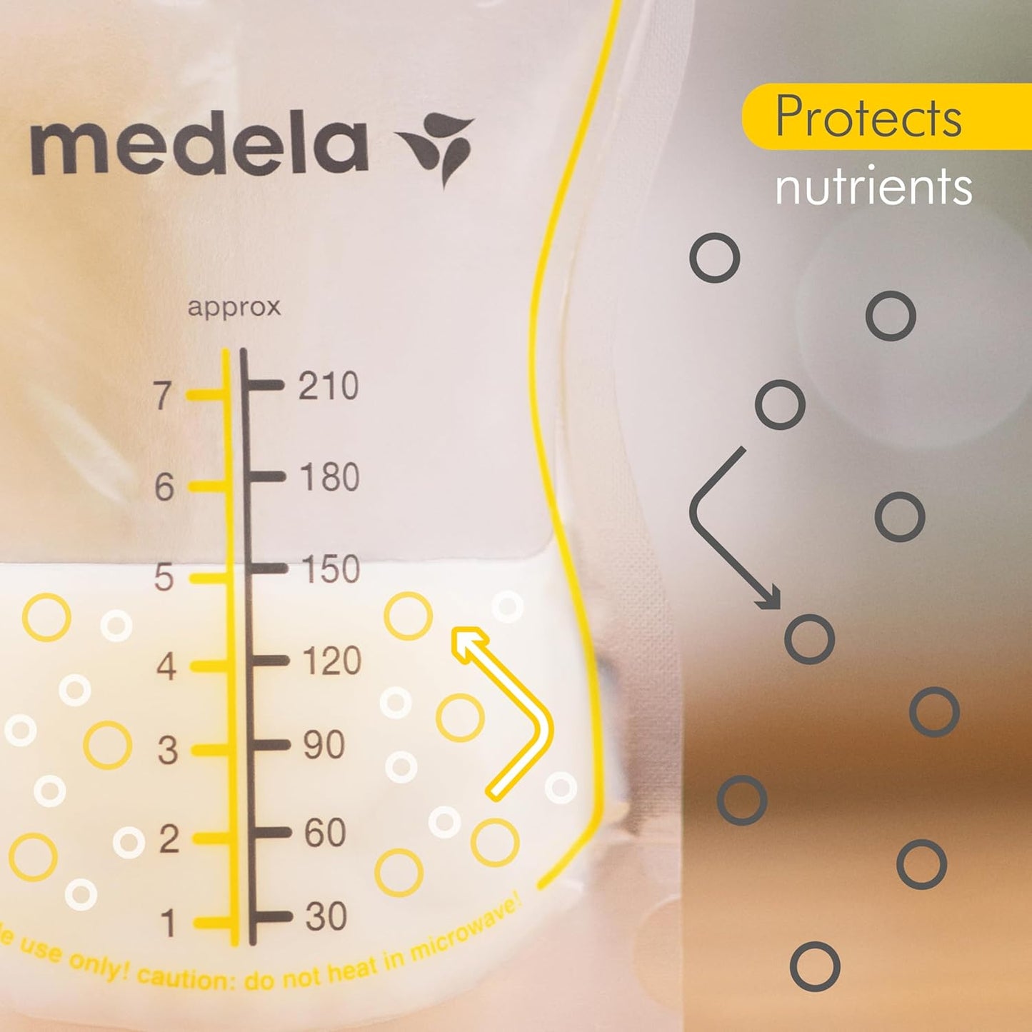 Medela Easy Pour Breast Milk Storage Bags 50 Pack