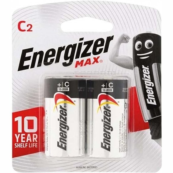 Energizer Max C E93 Alkaline Battery (Pack of 2) - Cutprice Online