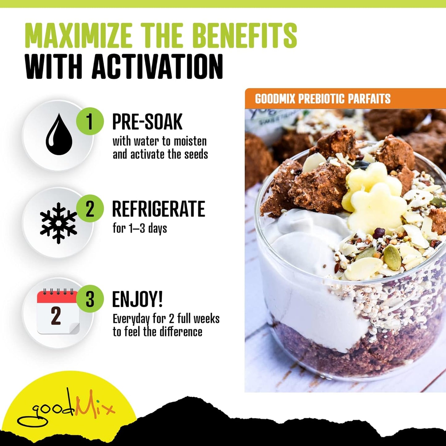 GoodMix Superfoods Blend 11 (Wholefood Breakfast Booster) 800g - Cutprice Online