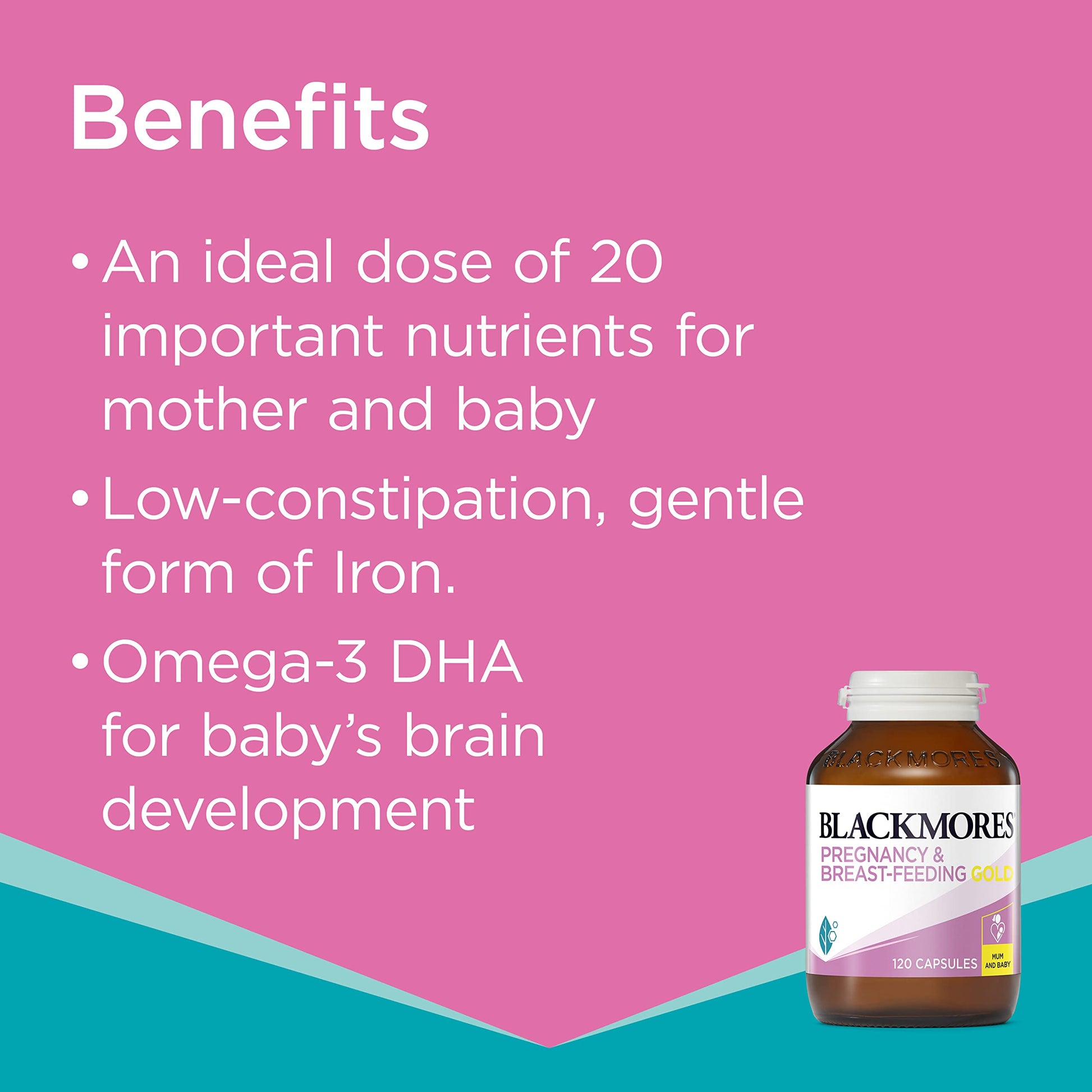 Blackmores Pregnancy & Breast-feeding Gold 120 Capsules - Cutprice Online