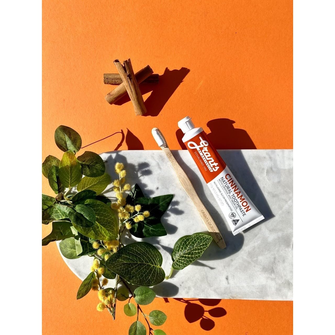 Grants Of Australia Natural Toothpaste Cinnamon with Orange & Neem Oil 110g - Cutprice Online