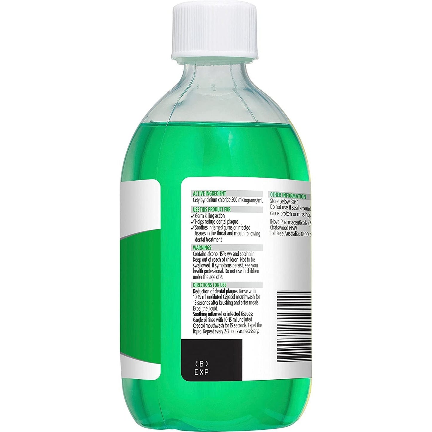 Cepacol Mouthwash Mint 500ml - Cutprice Online