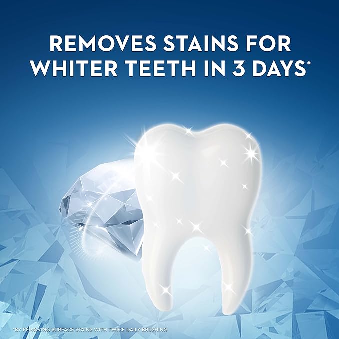 Oral B Teeth Whitening Toothpaste 3D White Luxe Diamond Strong 95g - Cutprice Online