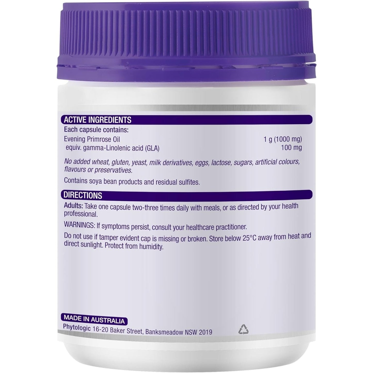 Henry Blooms Evening Primrose Oil 1000mg 200c - Cutprice Online