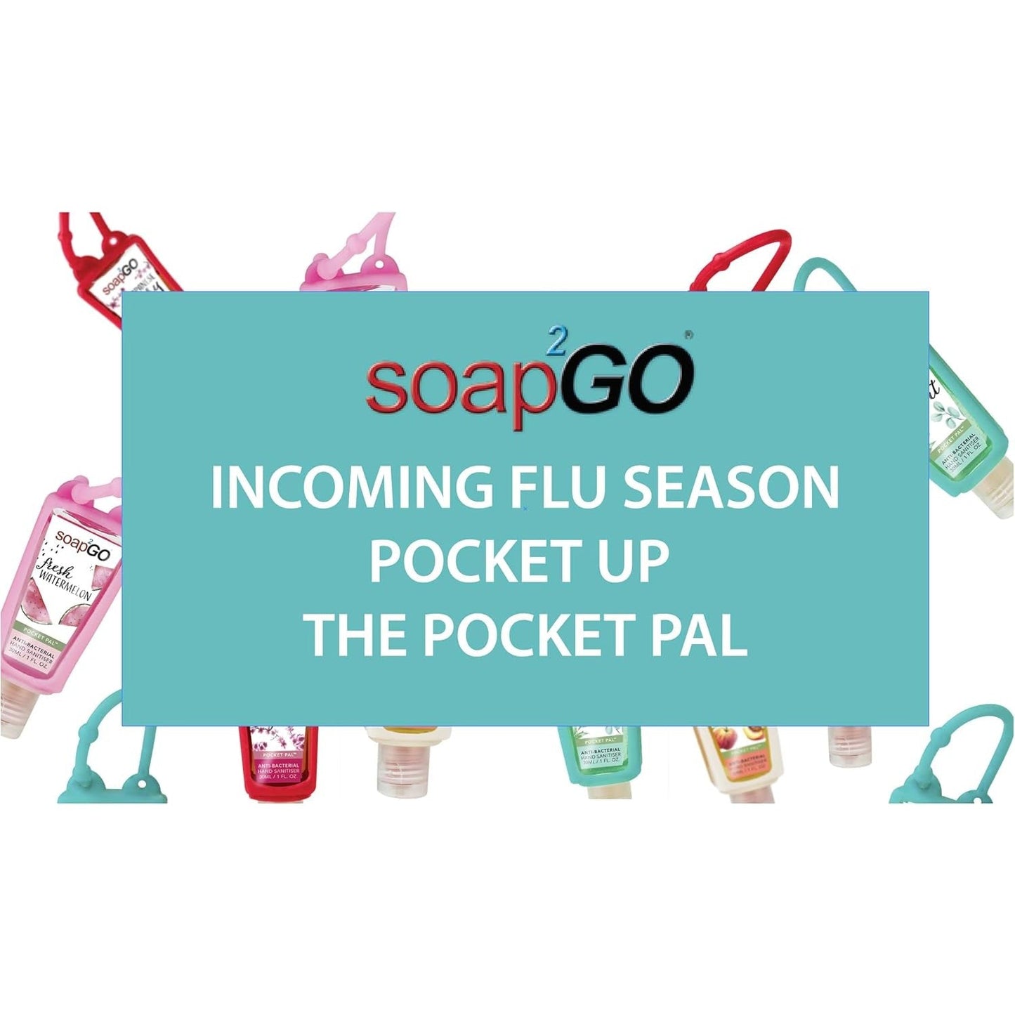 Soap2go Pocket Pal Antibacterial Hand Sanitiser 30ml