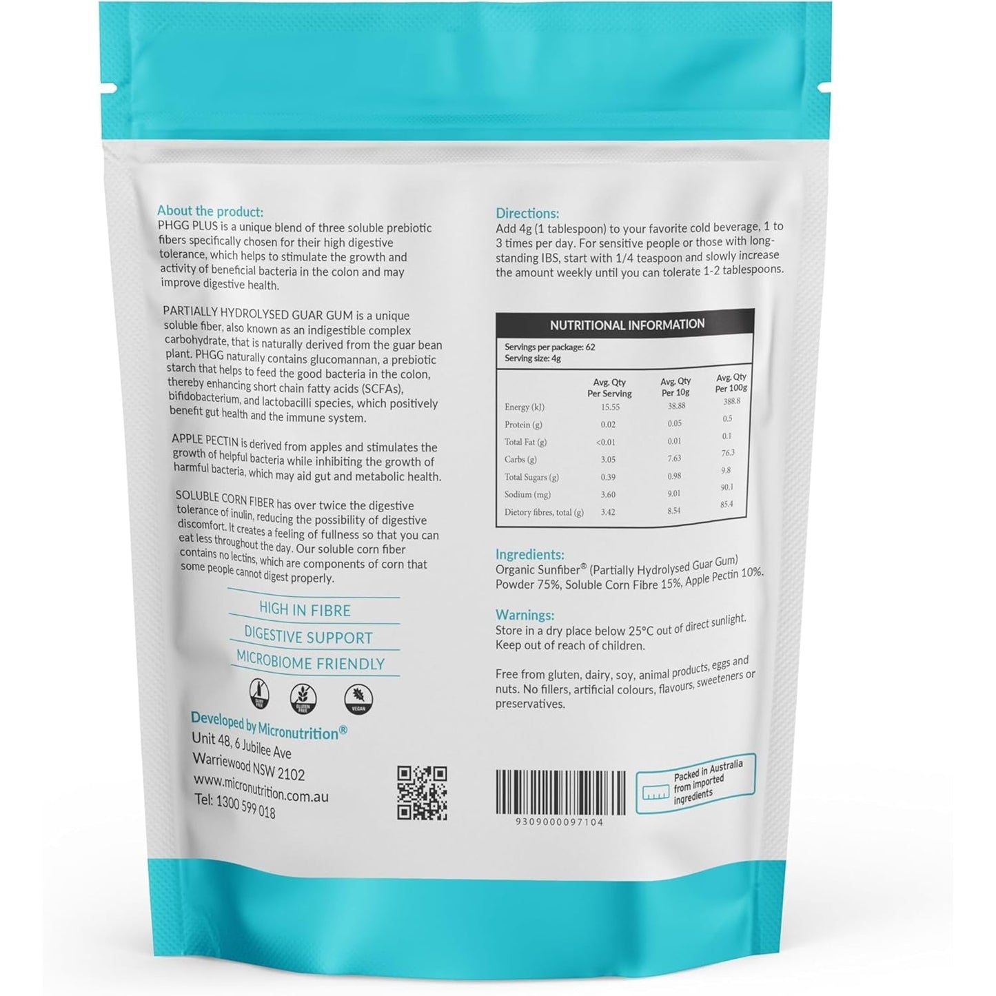 Micronutrition PHGG Plus 250g - Cutprice Online