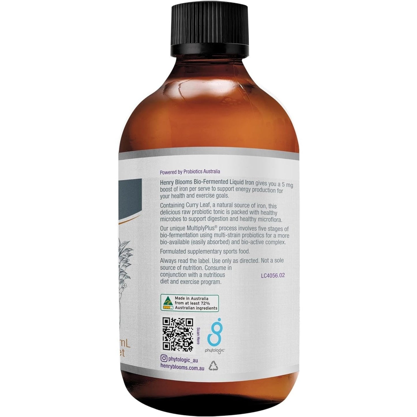 Henry Blooms Bio-Fermented Liquid Iron Concentrate 500ml - Cutprice Online