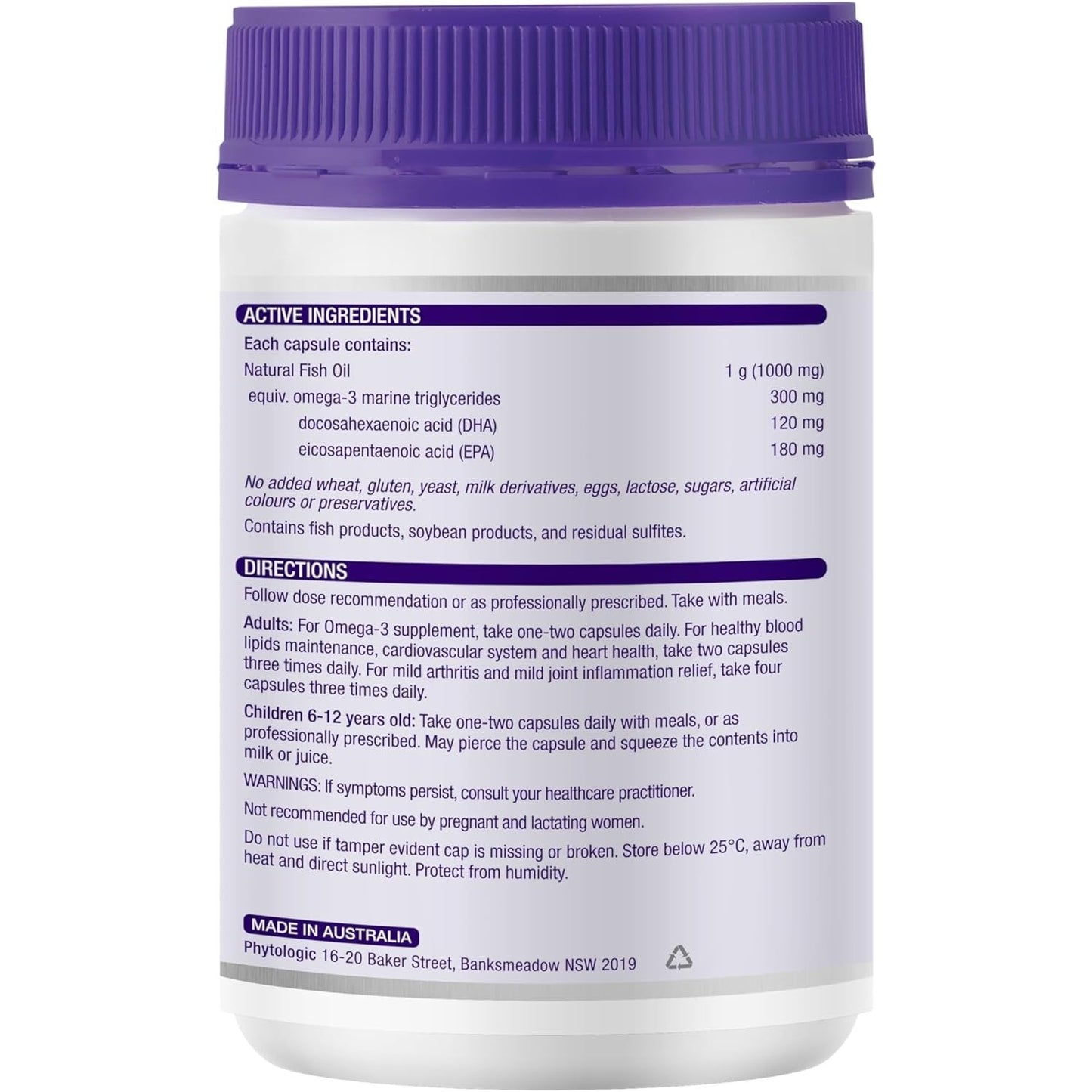 Henry Blooms Odourless Natural Fish Oil 1000 400c - Cutprice Online