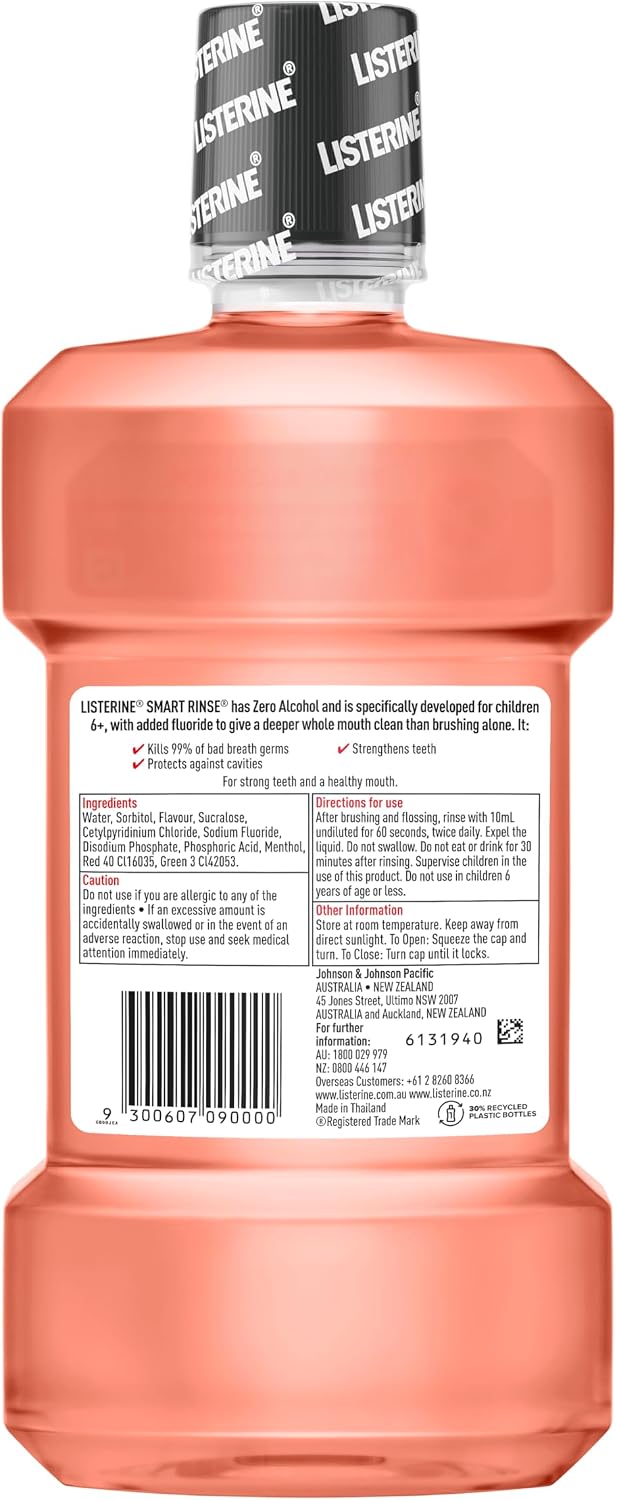 Listerine Smart Rinse Berry Shield 500ml