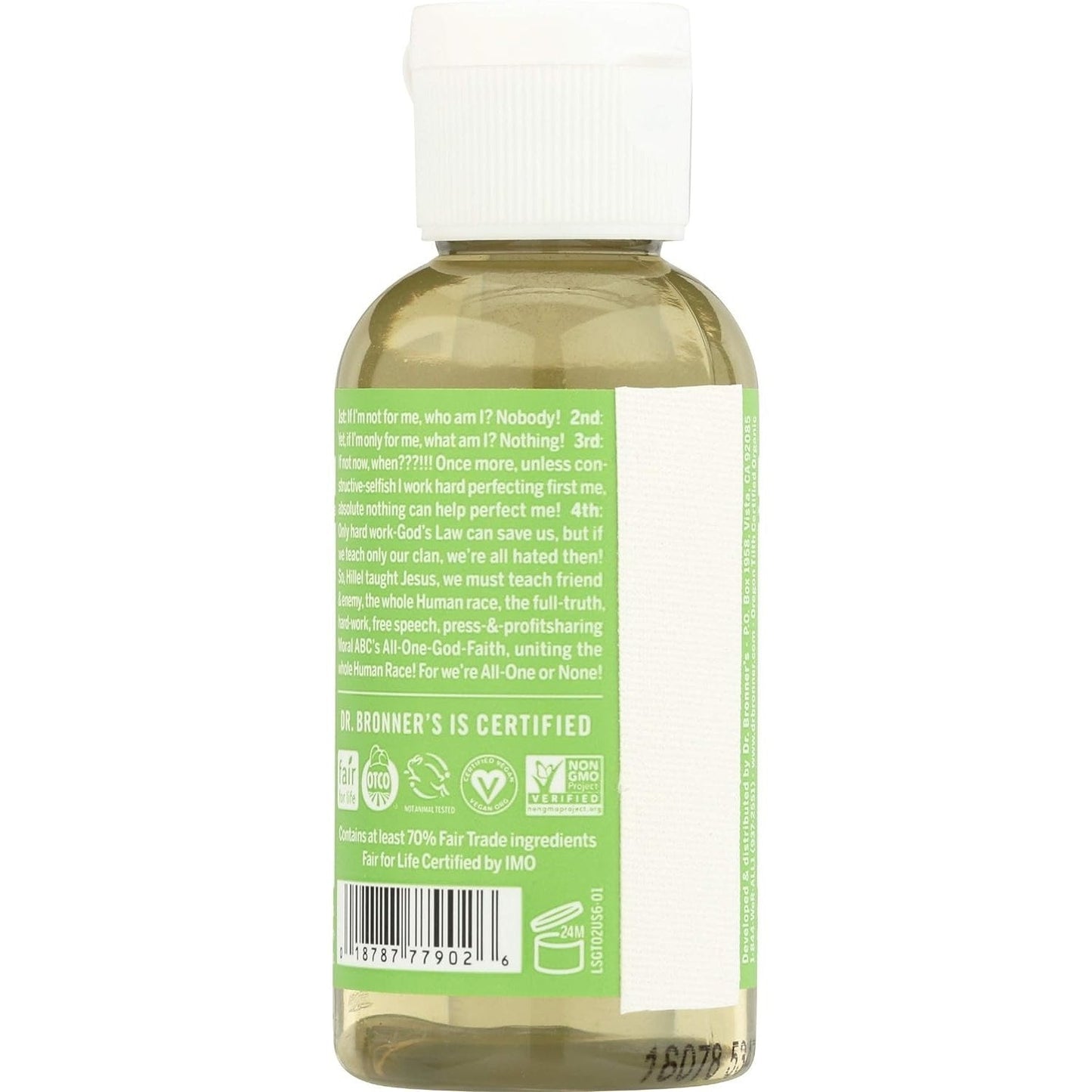 Dr. Bronner's Pure-Castile Soap Liquid (Hemp 18-in-1) Green Tea 59ml - Cutprice Online