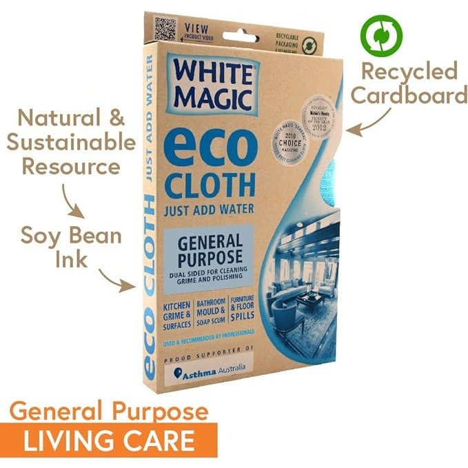 White Magic Eco MicroFibre General Purpose 1Pk - Cutprice Online