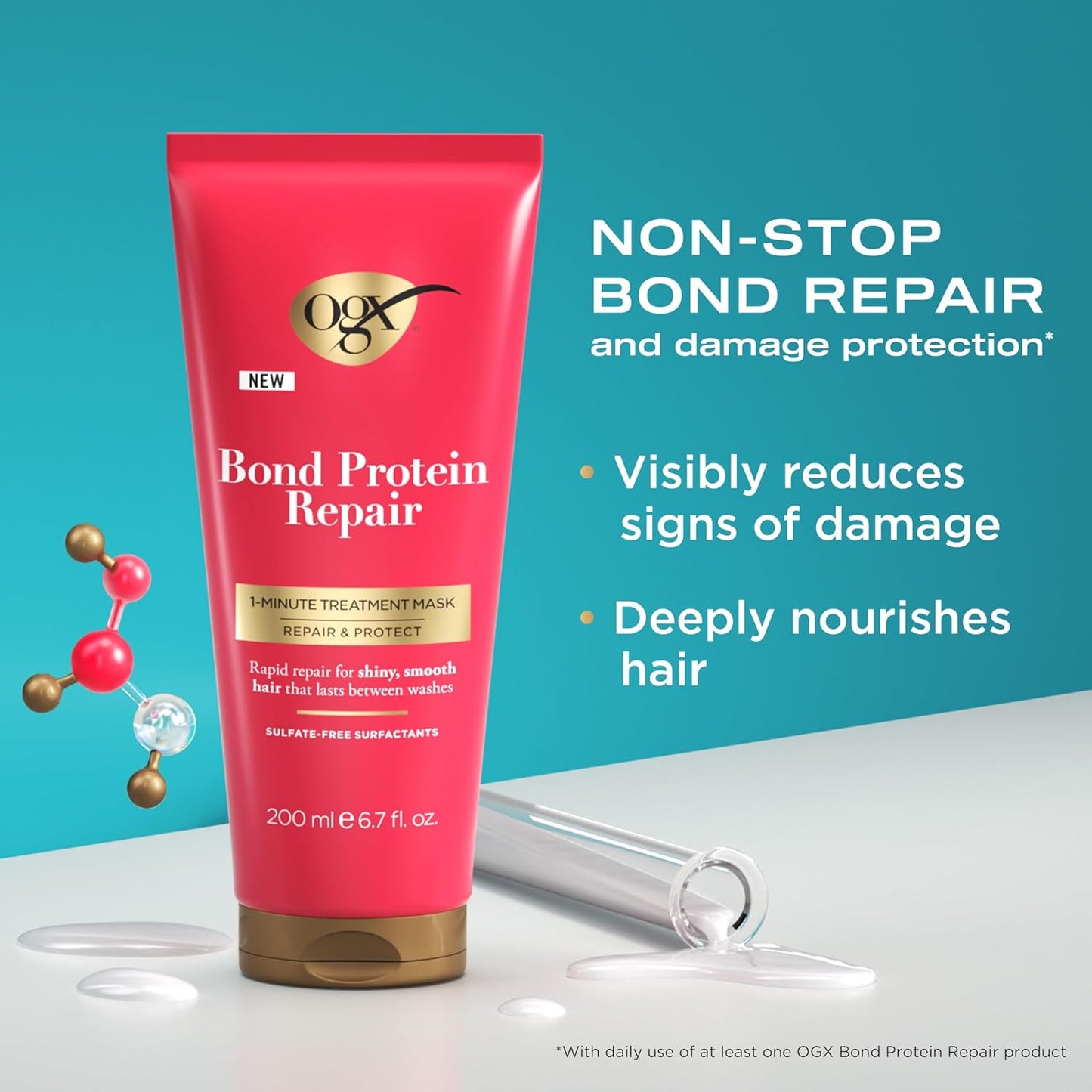 OGX Bond Protein Repair 1-minute Treatment Mask 200ml