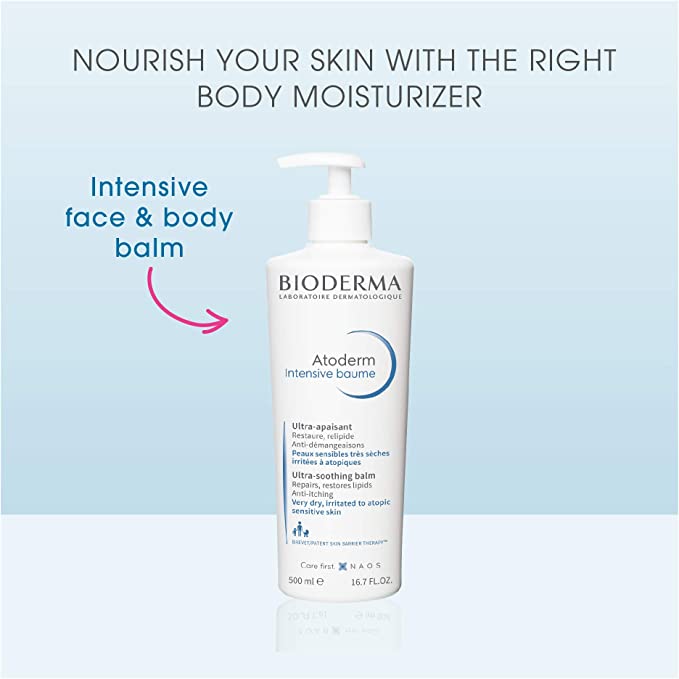 Bioderma Atoderm Intensive Gel Moussant Foaming Cleanser 500ml - Cutprice Online