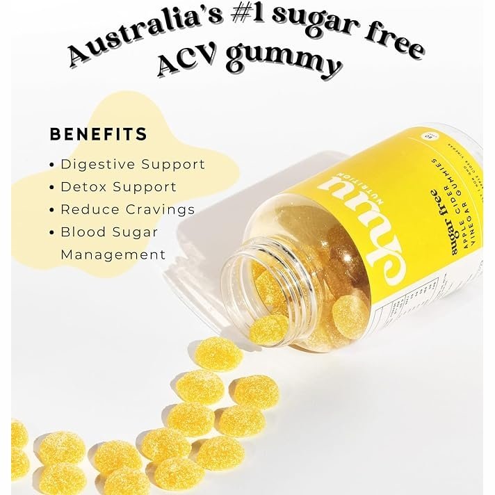 CHUU NUTRITION Apple Cider Vinegar Gummies Sugar Free 60pcs - Cutprice Online