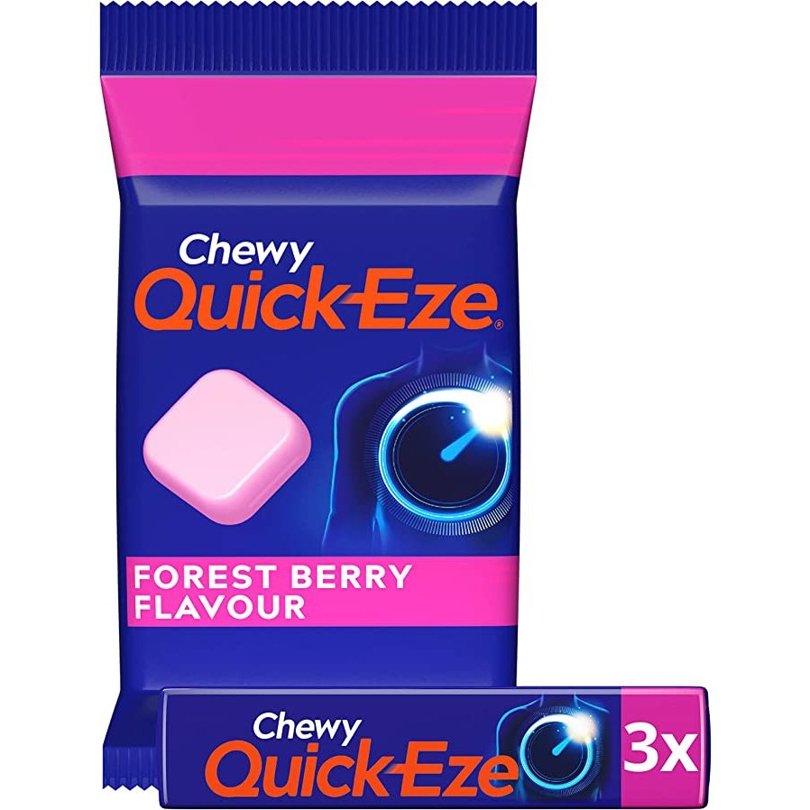 QUICK-EZE CHEWY SUGAR FOREST BERRY MP 24TAB 120g - Cutprice Online