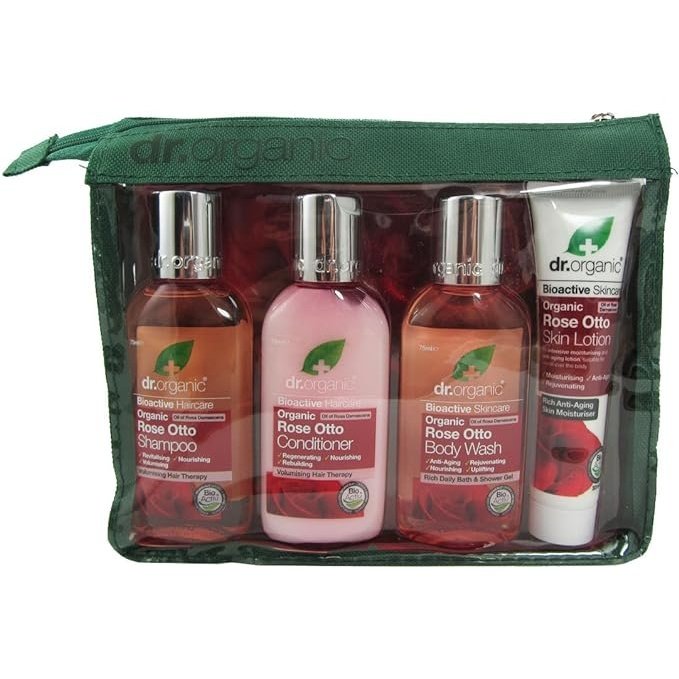 Dr Organic Organic Rose Otto Mini Travel Kit - Cutprice Online