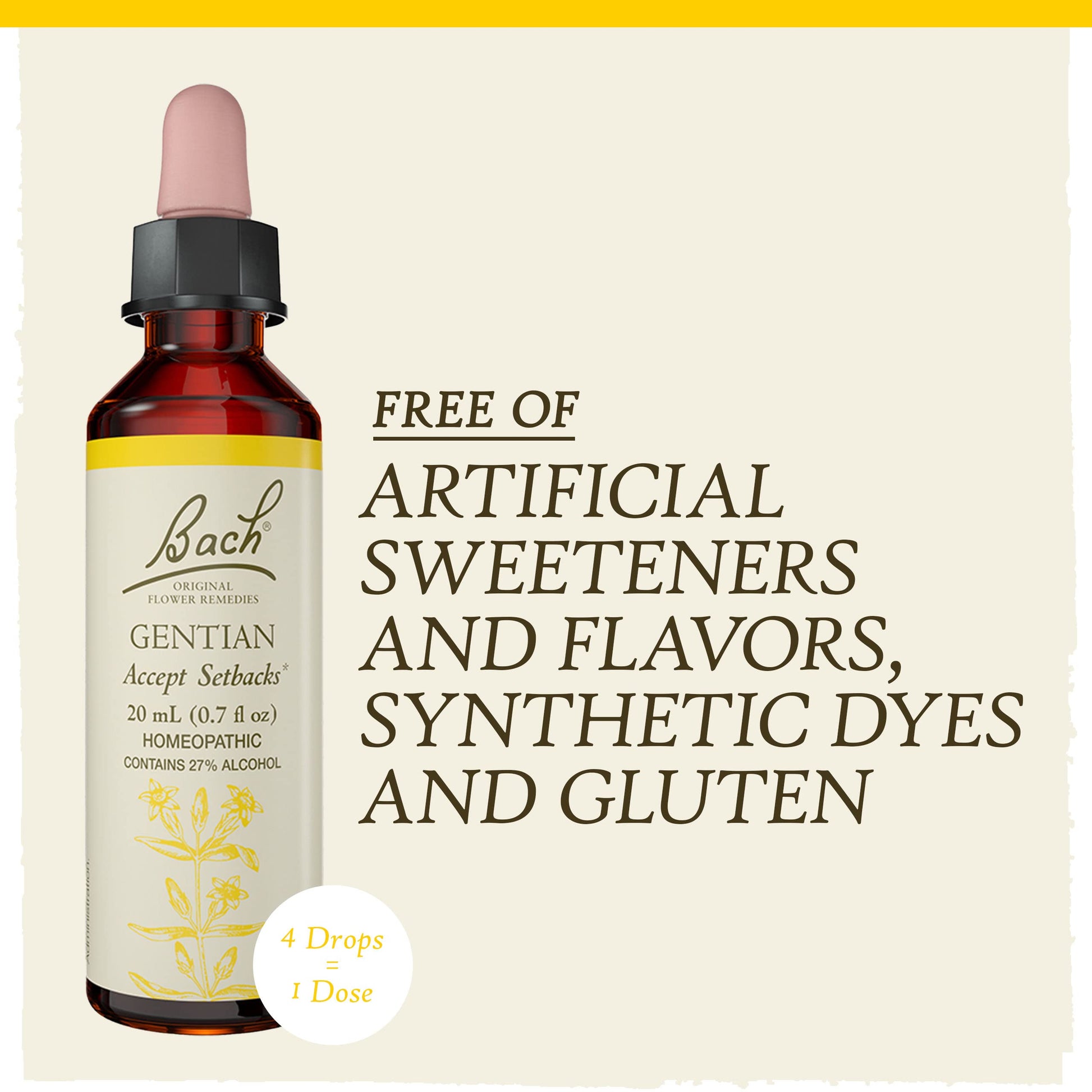 Bach Flower Remedies Gentian 20ml Bach Flower