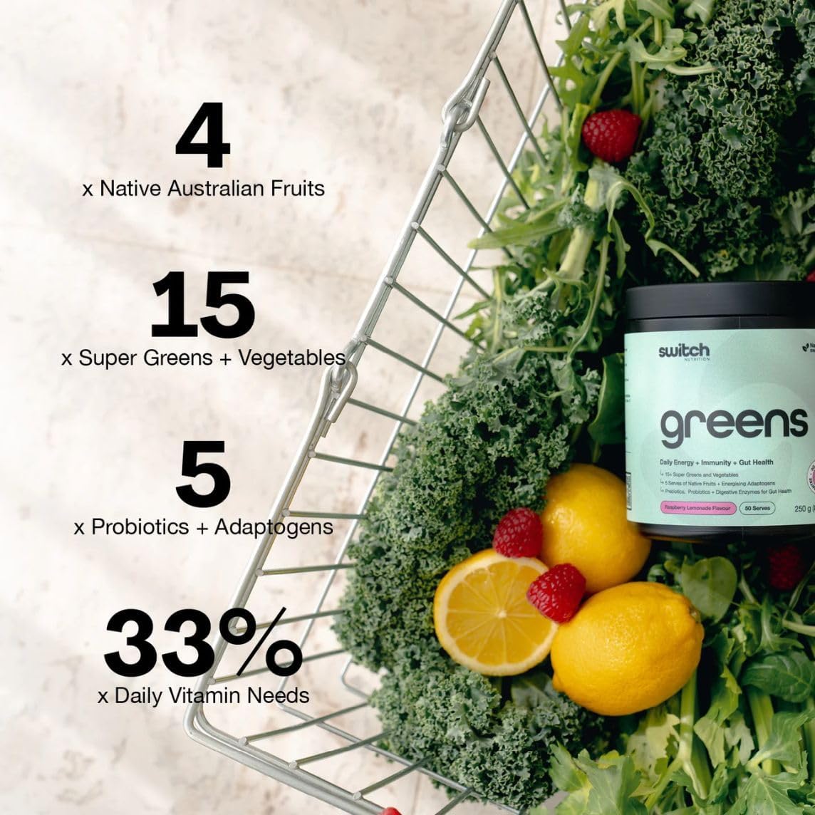 Switch Nutrition Greens Fruit Juice 250g
