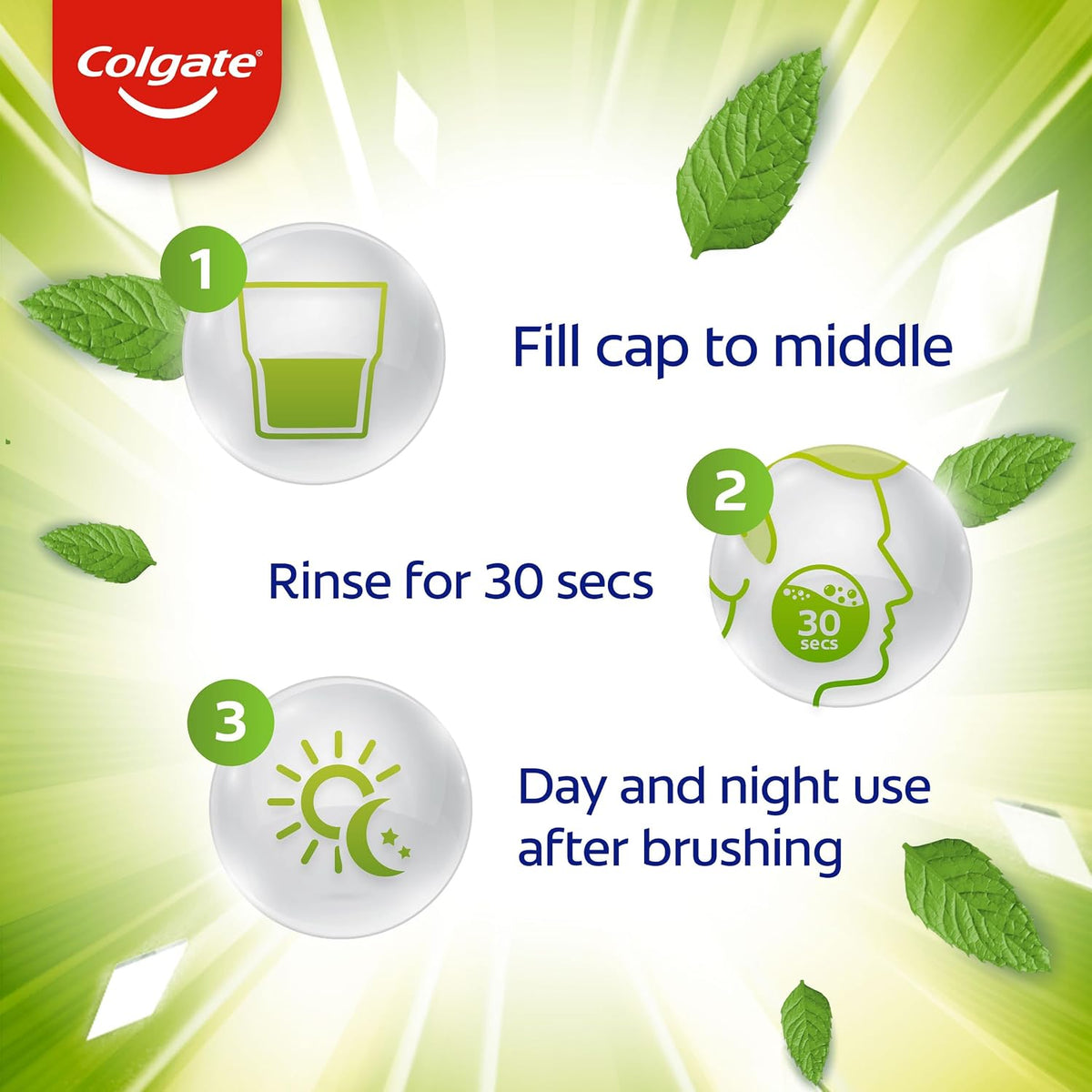 Colgate Mouthwash Max Fresh Mint Fusion 1L