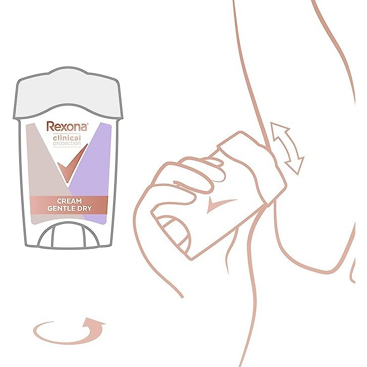Rexona Clinical Protection Antiperspirant Deodorant 45g  Gentle Dry - Cutprice Online