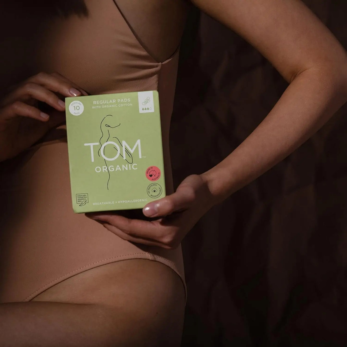TOM ORGANIC Pads Regular 10PK TOM ORGANIC
