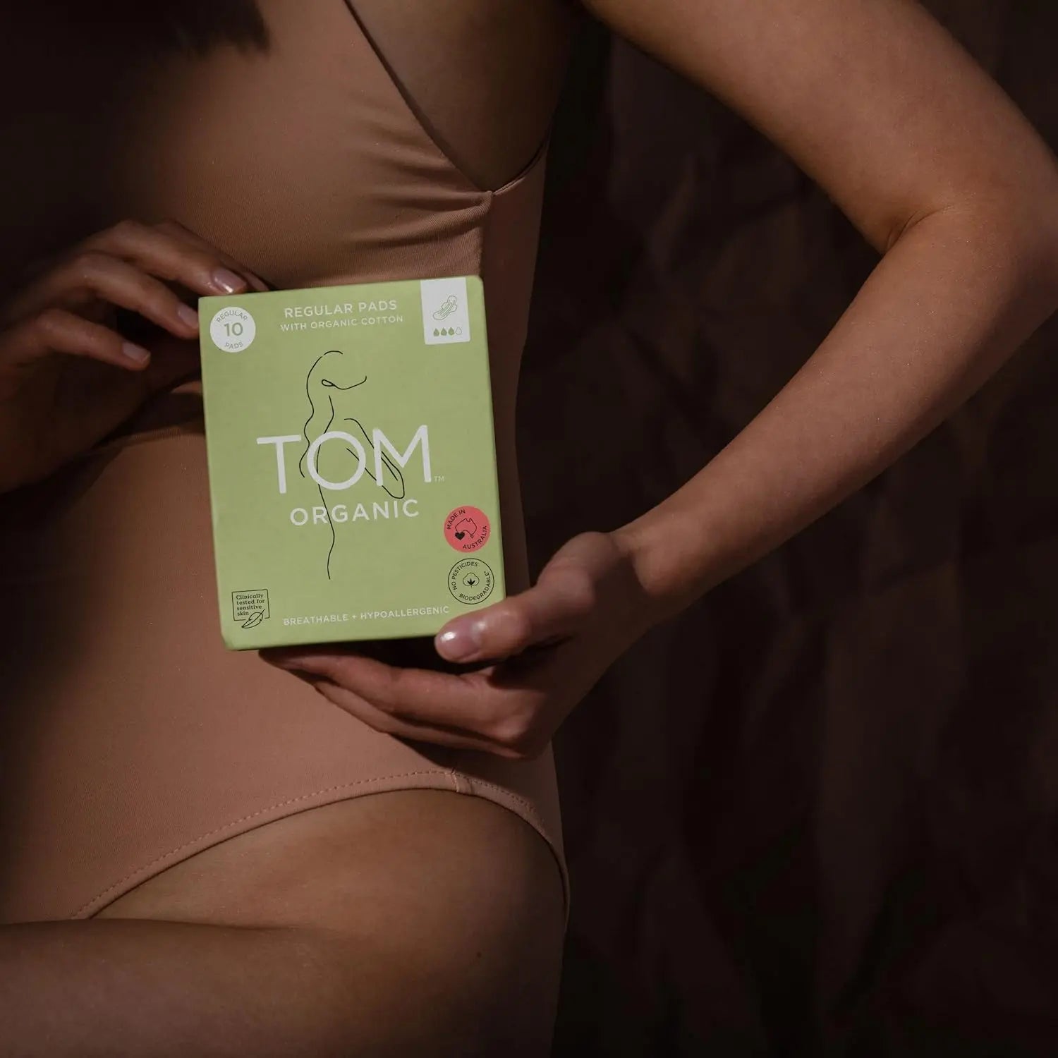 TOM ORGANIC Pads Regular 10PK TOM ORGANIC