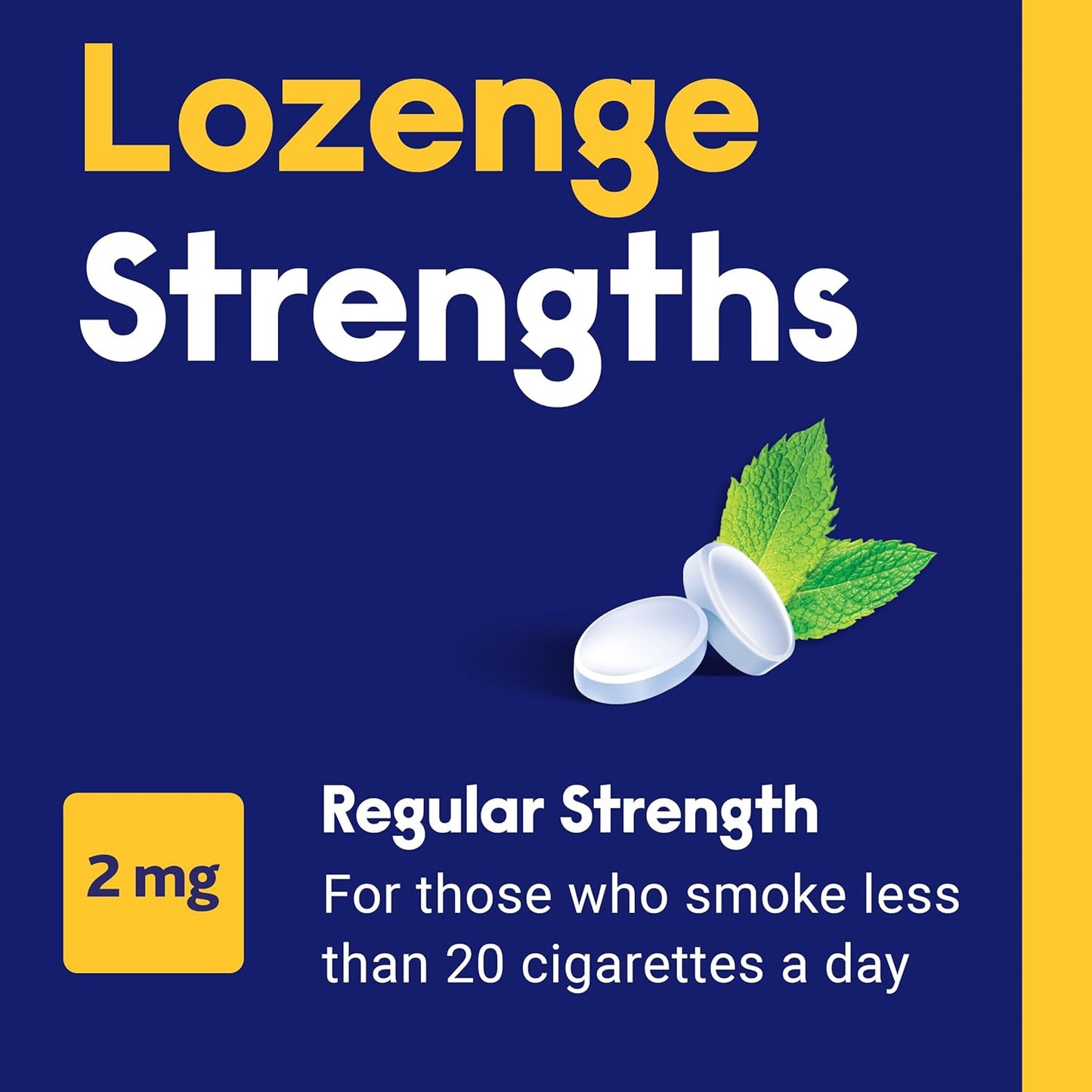 Nicabate Mini Lozenges Nicotine 2mg Regular Strength Mint 20 Lozenges - Cutprice Online