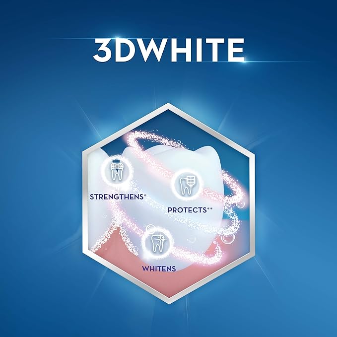 Oral B Teeth Whitening Toothpaste 3D White Luxe Diamond Strong 95g - Cutprice Online