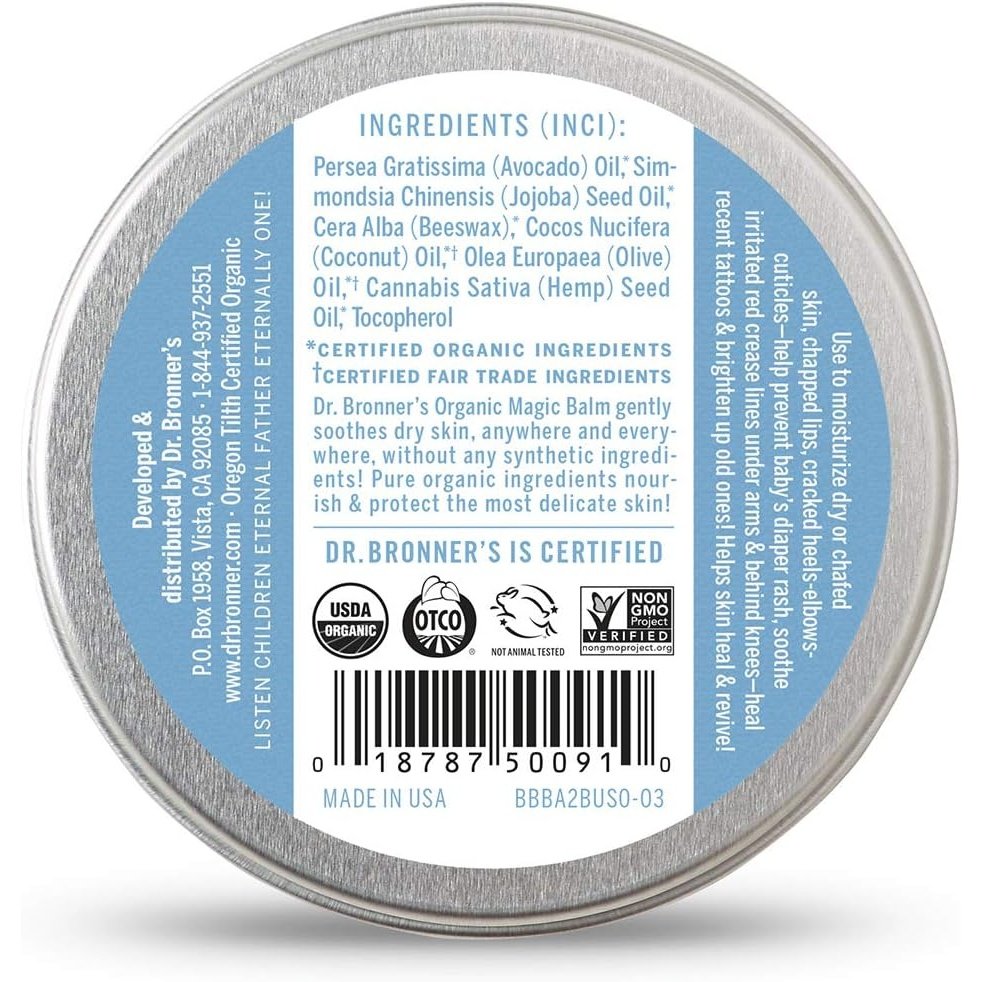 Dr. Bronner's Organic Magic Balm Unscented 57g - Cutprice Online