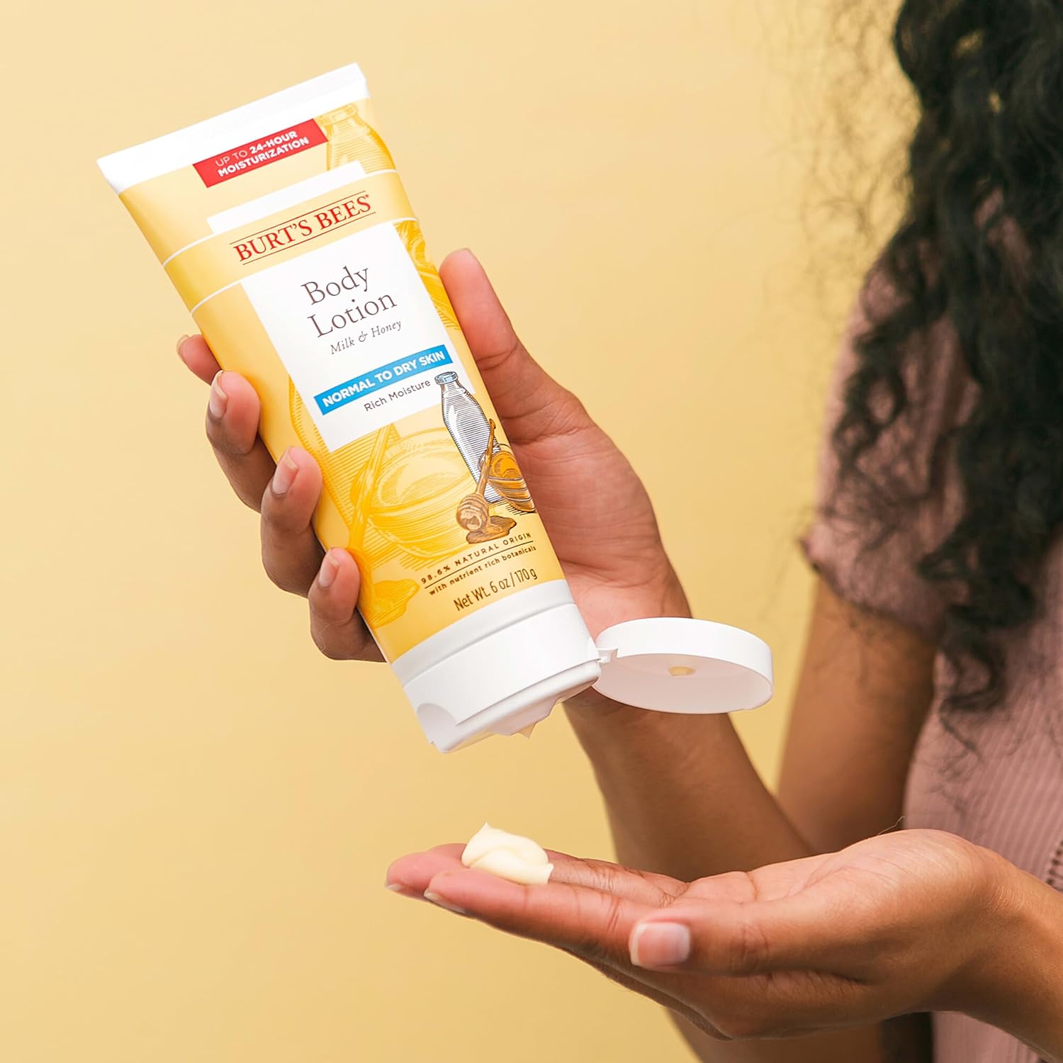 Burt's Bees Body Lotion Normal to Dry Skin with Milk & Honey 170g - Cutprice Online