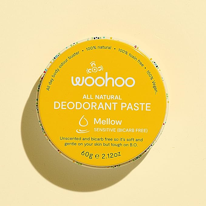 Woohoo Deodorant Paste Mellow (Sensitive) Tin 60g - Cutprice Online