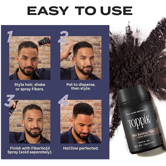 Toppik Hair Building Fibres 27.5g  Black - Cutprice Online