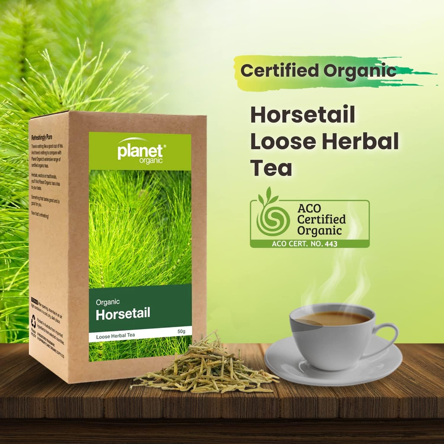Planet Organic Organic Horsetail Loose Leaf Tea 50g - Cutprice Online