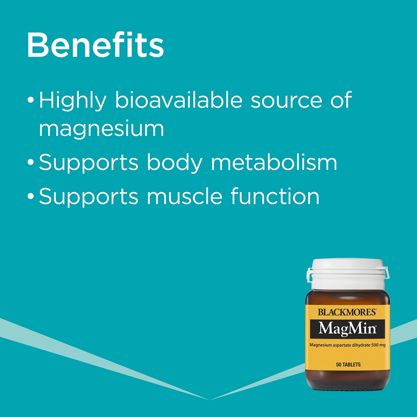 Blackmores Magmin 500mg 50 Tablets - Cutprice Online