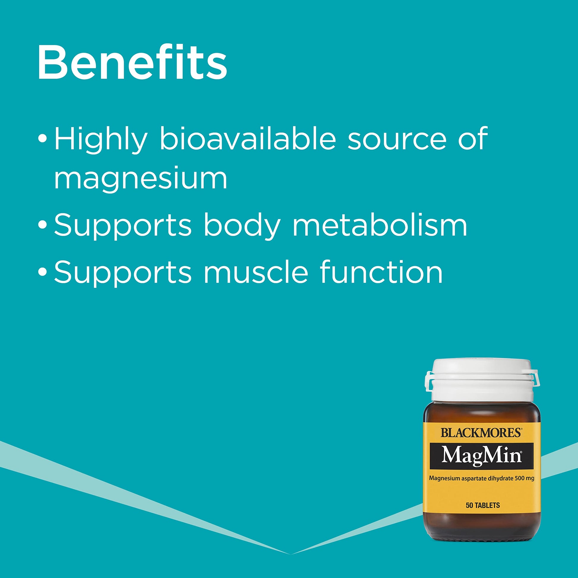 Blackmores Magmin 500mg 50 Tablets - Cutprice Online