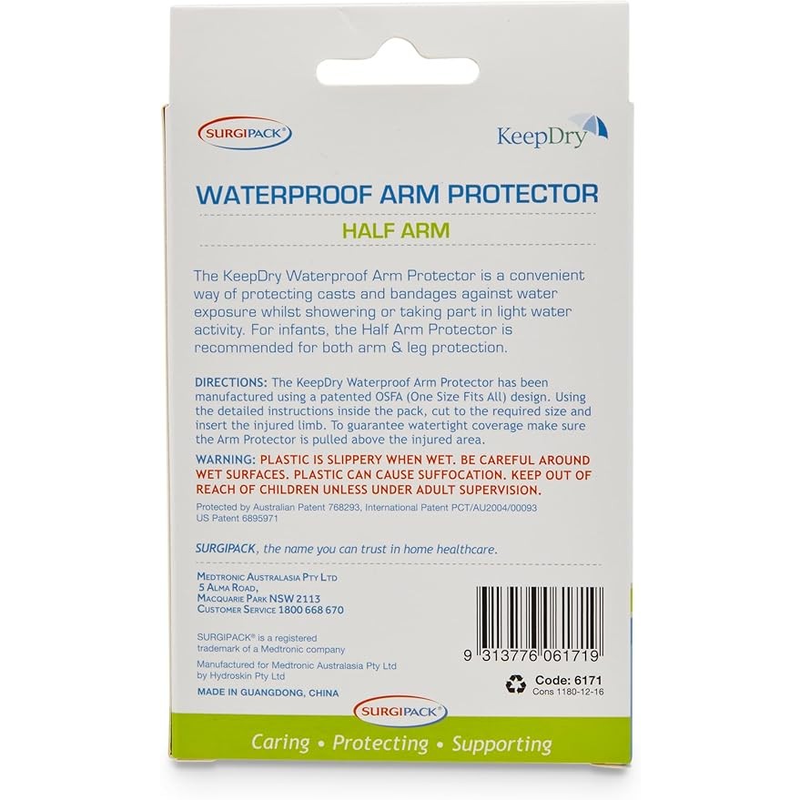 SurgiPack 6171 Keep Dry Half Arm Protector  2PK