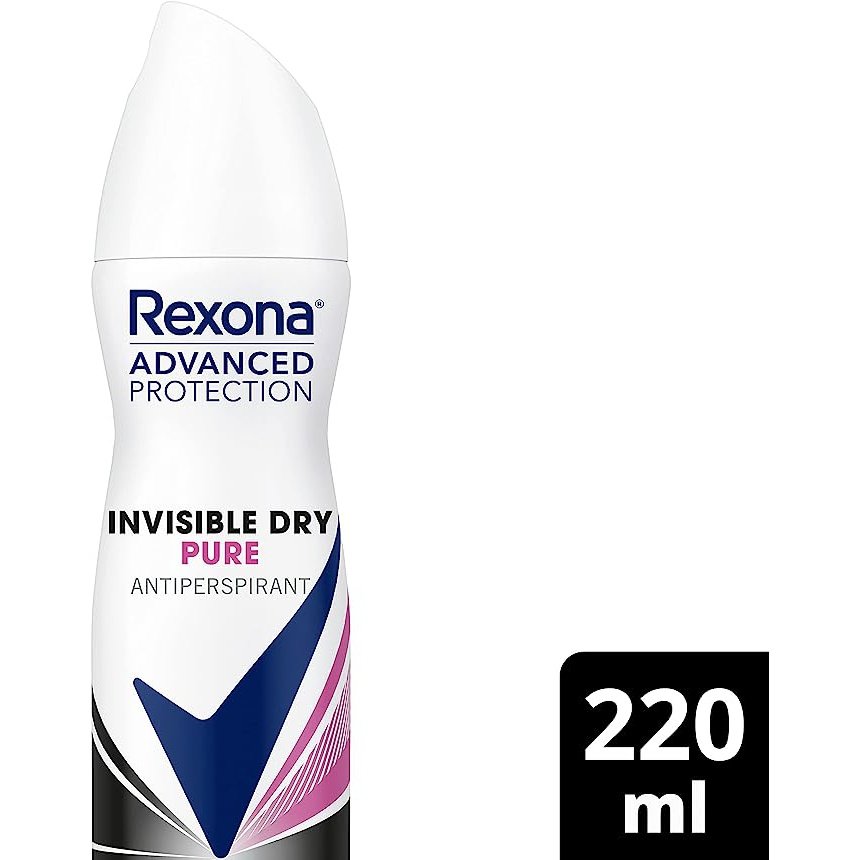 Rexona for Women Antiperspirant Advanced Invisible Pure 220ml - Cutprice Online