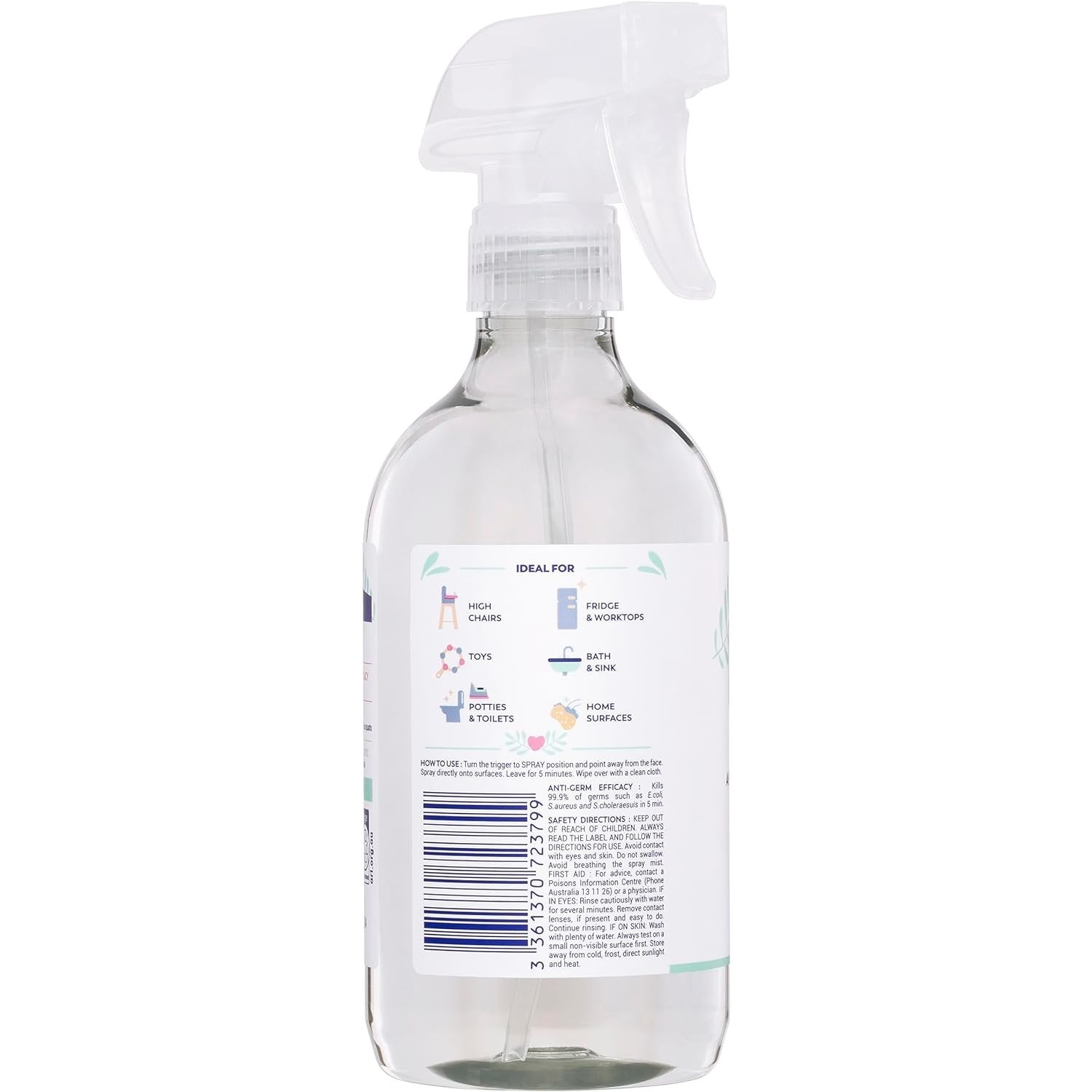 Milton Antibacterial 3 in 1 Surface Spray 500ml - Cutprice Online