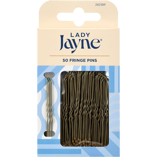 Lady Jayne Brown Fringe Pins 5cm 50 Pack