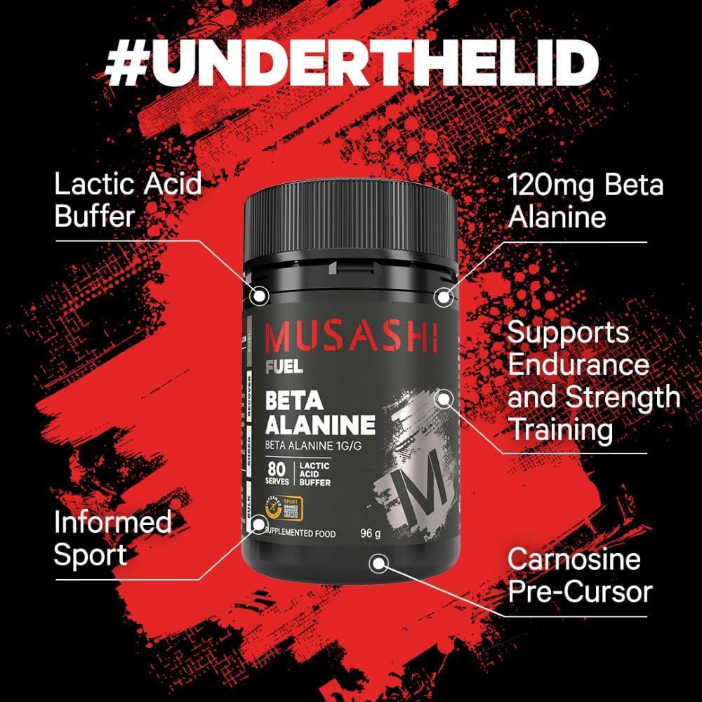 Musashi Beta Alanine Unflavoured 96g