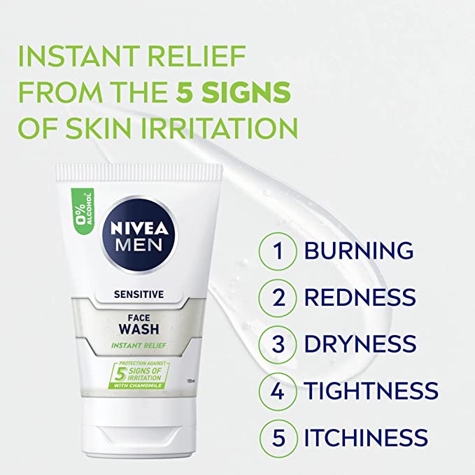 Nivea for Men Face Wash Sensitive 100mL - Cutprice Online