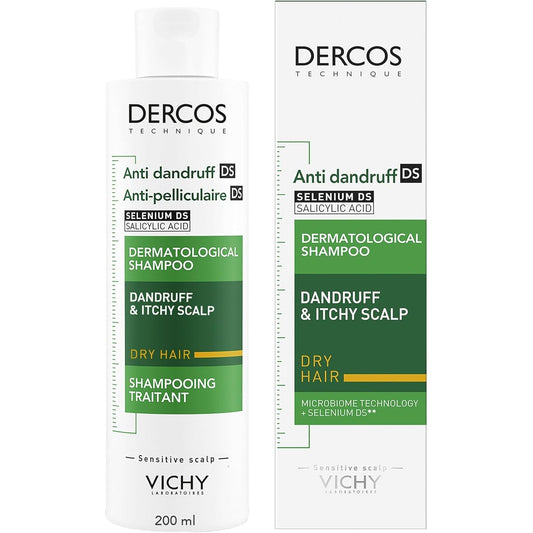 Dercos Anti-Dandruff DS Shampoo for Dry Hair 200ml